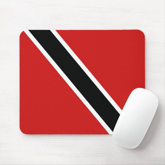 Tapis De Souris Drapeau de Trinité-et-Tobago Mousepad (Avec souris)