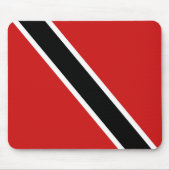 Tapis De Souris Drapeau de Trinité-et-Tobago Mousepad (Devant)
