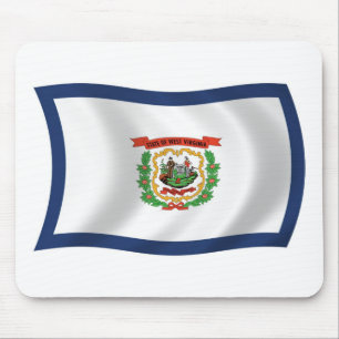 Tapis de souris Drapeau de Virginie-Occidentale
