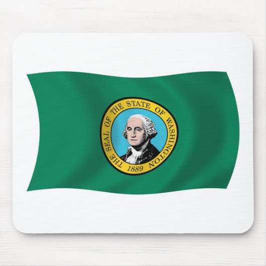 Tapis De Souris Drapeau de Washington Mousepad (Devant)