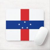 Tapis De Souris Drapeau des Antilles néerlandaises (Avec souris)