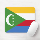 Tapis De Souris Drapeau des Comores (Avec souris)