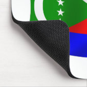 Tapis de souris Drapeau des Comores (Coin)
