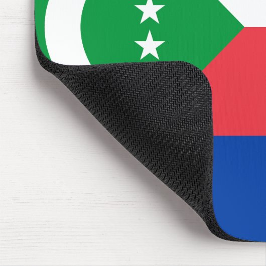 Tapis De Souris Drapeau des Comores (Coin)