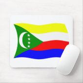 Tapis De Souris Drapeau des Comores Mousepad (Avec souris)