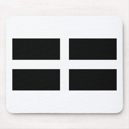 Tapis De Souris Drapeau des Cornouailles (Devant)