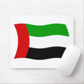 Tapis de souris Drapeau des Émirats arabes unis (Avec souris)