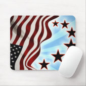 Tapis De Souris Drapeau des Etats-Unis (Avec souris)