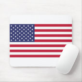 Tapis De Souris Drapeau des États-Unis d'Amérique (Avec souris)