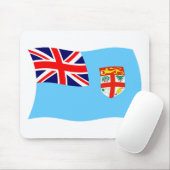 Tapis de souris Drapeau des Fidji (Avec souris)