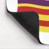 Tapis de souris Drapeau des îles Baléares (Coin)