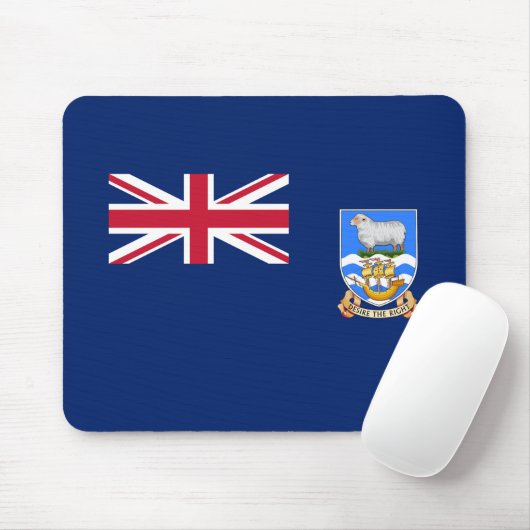Tapis De Souris Drapeau des îles Falkland (Avec souris)