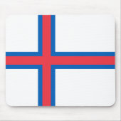 Tapis De Souris Drapeau des îles Féroé (Devant)