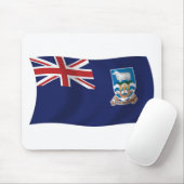 Tapis de souris Drapeau des îles Malouines (Avec souris)