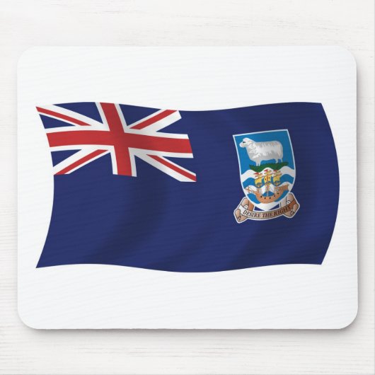 Tapis de souris Drapeau des îles Malouines (Devant)