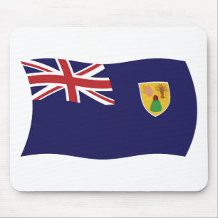 Tapis De Souris Drapeau Des Îles Turques Et Caïques Mousepad