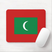 Tapis De Souris Drapeau des Maldives Mousepad (Avec souris)
