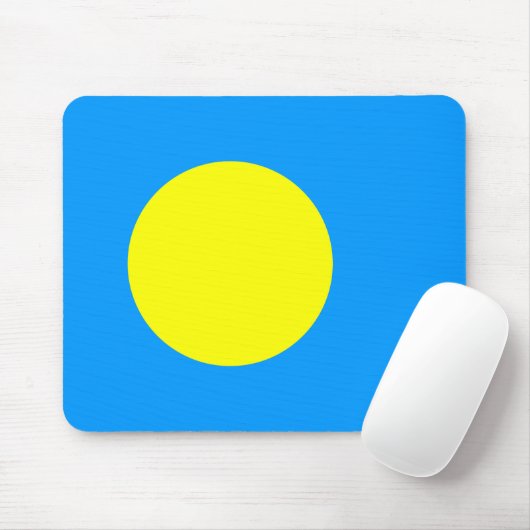 Tapis De Souris Drapeau des Palaos (Avec souris)