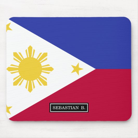Tapis De Souris Drapeau des Philippines (Devant)