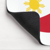 Tapis de souris Drapeau des Philippines (Coin)