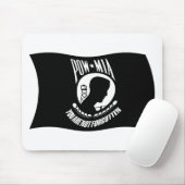 Tapis de souris Drapeau des POW & MIA (Avec souris)