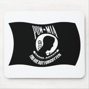 Tapis de souris Drapeau des POW & MIA