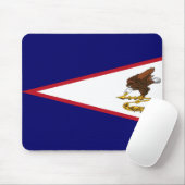 Tapis De Souris Drapeau des Samoa américaines (Avec souris)