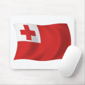 Tapis de souris Drapeau des Tonga (Avec souris)