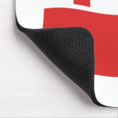Tapis de souris Drapeau des Tonga (Coin)