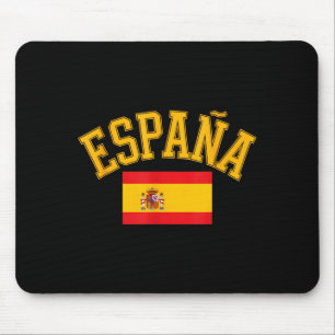 Tapis De Souris Drapeau d'espagne drôle disant espagne amour pour