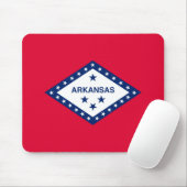 Tapis De Souris Drapeau d'État Arkansas (Avec souris)