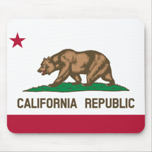 Tapis De Souris Drapeau d'État de la République de Californie