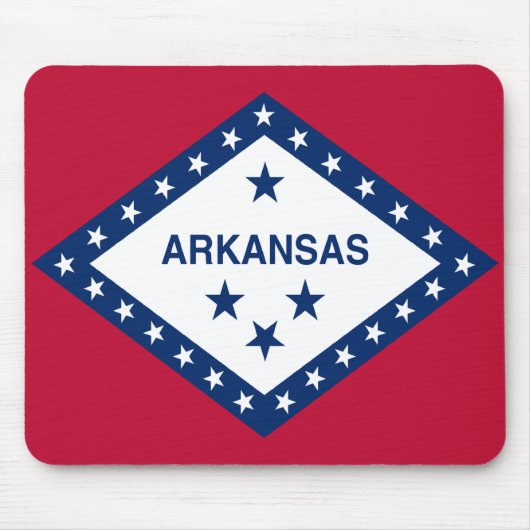Tapis De Souris Drapeau d'État de l'Arkansas (Devant)