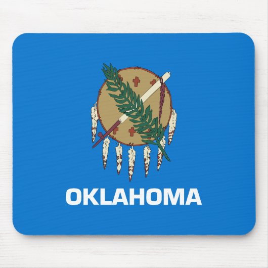 Tapis De Souris Drapeau d'État de l'Oklahoma (Devant)