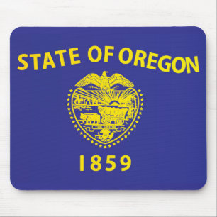 Tapis De Souris Drapeau d'État de l'Oregon, États-Unis