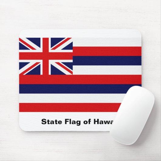 Tapis De Souris Drapeau d'État d'Hawaii (Avec souris)