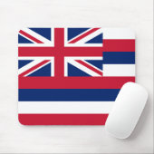 Tapis De Souris Drapeau d'État d'Hawaii (Avec souris)