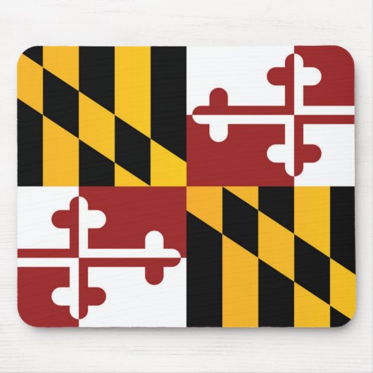 Tapis De Souris Drapeau d'Etat du Maryland, États-Unis (Devant)