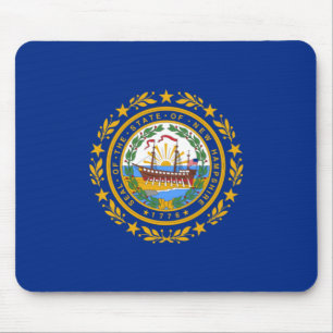 Tapis De Souris Drapeau d'Etat du New Hampshire