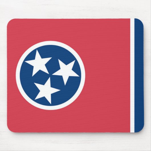Tapis De Souris Drapeau d'État du Tennessee, États-Unis (Devant)