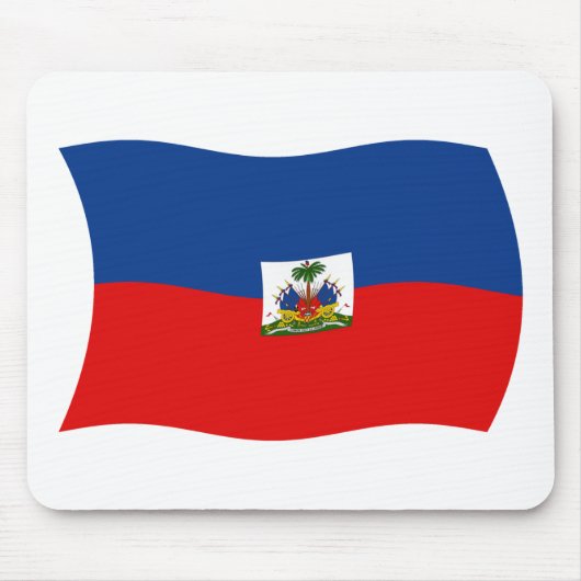 Tapis de souris Drapeau d'Haïti (Devant)