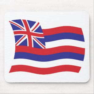 Tapis de souris Drapeau d'Hawaii