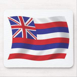 Tapis de souris drapeau d'Hawaii