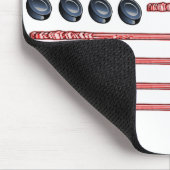 Tapis De Souris drapeau d'hockey (Coin)