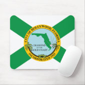 Tapis De Souris Drapeau d'Hollywood, Floride (Avec souris)