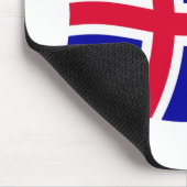 Tapis de souris Drapeau d'Islande (Coin)