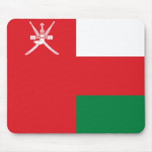 Tapis De Souris Drapeau d'Oman (Devant)