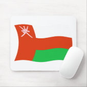 Tapis de souris Drapeau d'Oman (Avec souris)