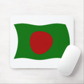 Tapis de souris Drapeau du Bangladesh (Avec souris)