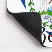 Tapis De Souris Drapeau Du Belize - (Coin)